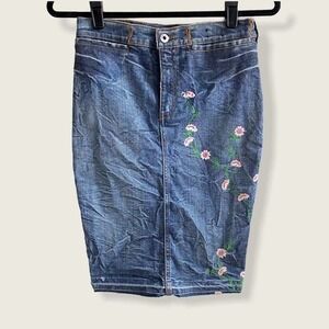 RARE Dolce & Gabbana Vintage Jean Pencil Skirt 24